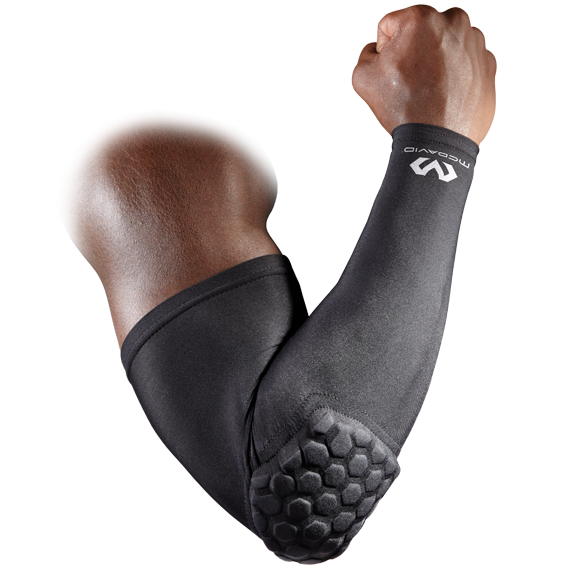 MCDAVID HEX POWER SHOOTER ARM SLEEVE WITH ELBOW PAD (single) – Armstrong  Basketball